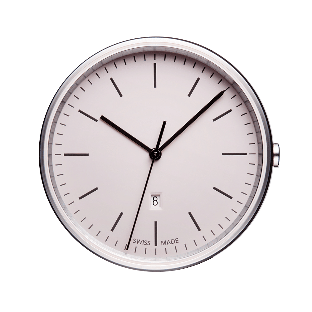 Face-6.png M38 Women’s date watch in polished steel - Image 1